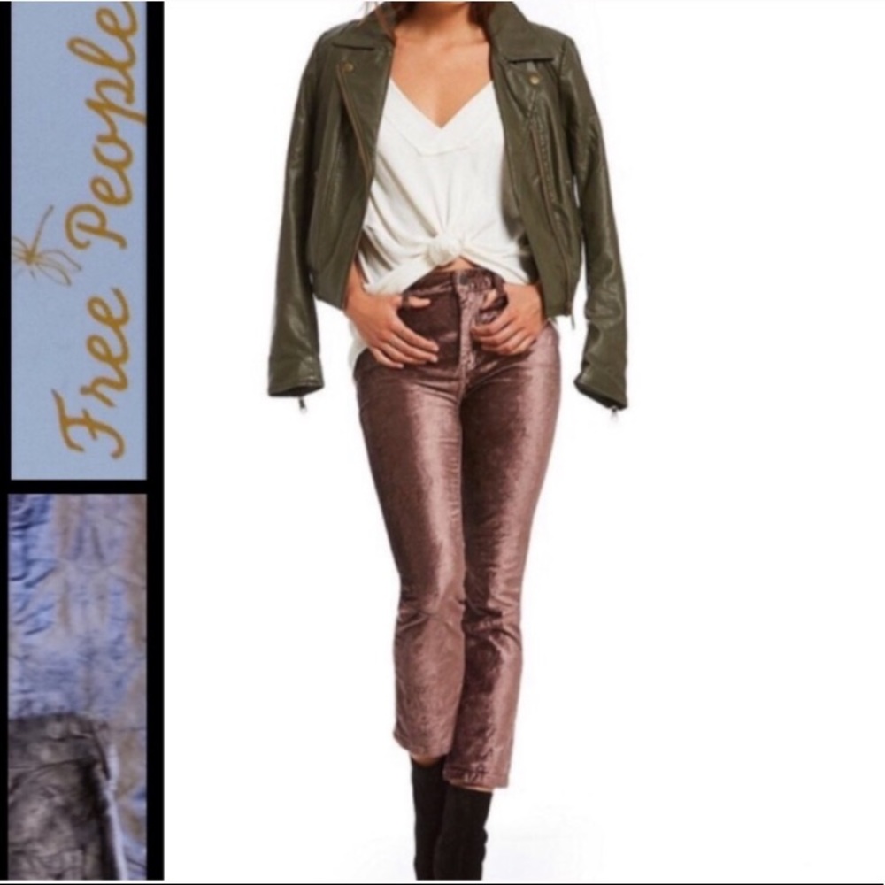 Free People Velvet Pants, size 30